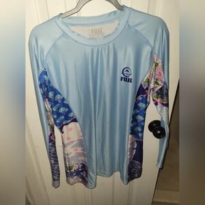 Fuji Womens Blue Rash Guard